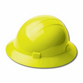 Americana Full Brim Hard Hat w/ Mega Ratchet Suspensions - Hi Viz Yellow